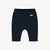 Pantalon marine coupe ample en coton ouaté brossé, naissance || Navy  brushed french fleece pants loose fit, newborn